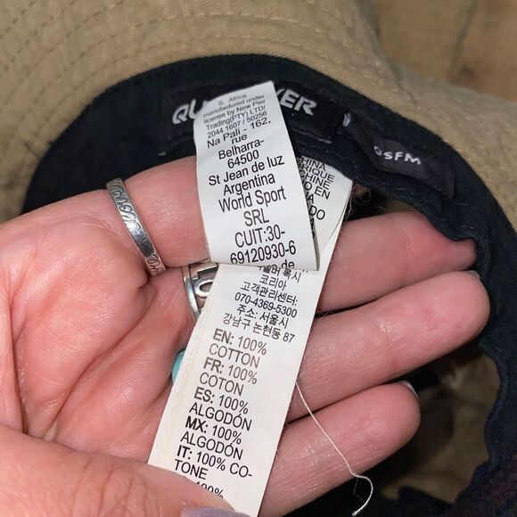 Quiksilver Bushmaster Hat Khaki Size OSFM - Picture 8 of 8